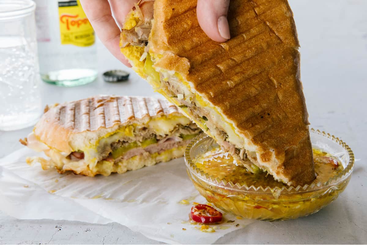 Cuban SlowCooked Pork Shoulder Butt Sandwich Prairie Fresh