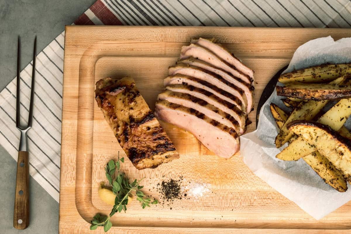Garlic-Mustard Pork Roast Recipe | Prairie Fresh®