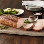 Recipe thumbnail image for product Pork Loin Filet Hawaiian Sea Salt and Cracked Black Pepper Seasoned 27.2 oz.